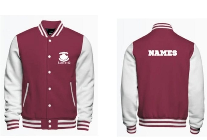 Maroon clearance varsity jacket