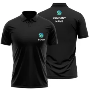black polo tee