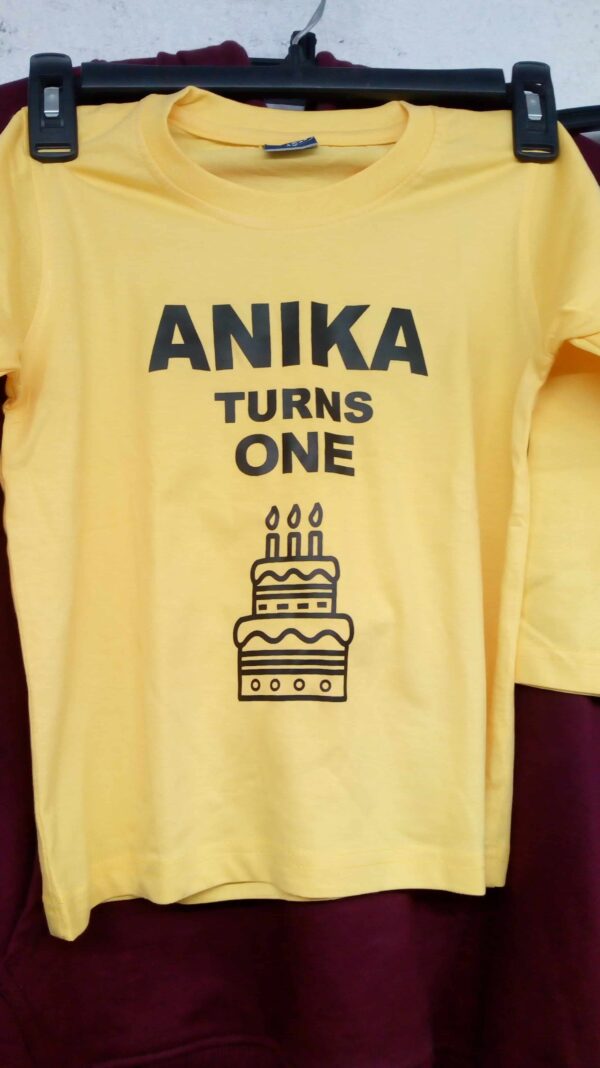 Personalized Birthday TShirt - Image 2