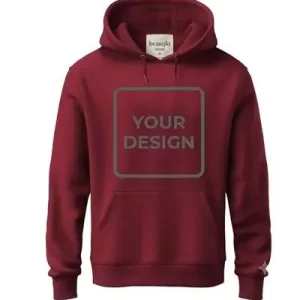 maroon hoodie