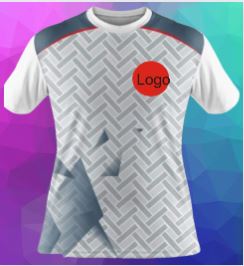 White Grey Football Team Jersey