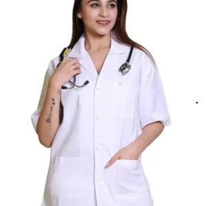 white lab coat