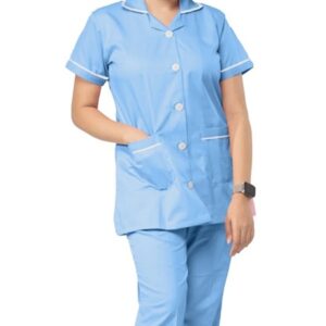 sky blue scrub suit