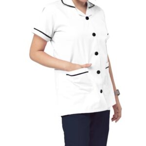white black scrub suit