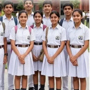 White Color School Uniform