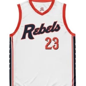 White Color Basket Ball Tshirt
