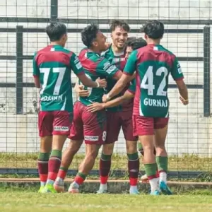 Green-Maroon-Football-Jersey Set