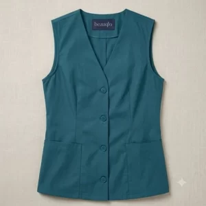 emerald blue waist coat